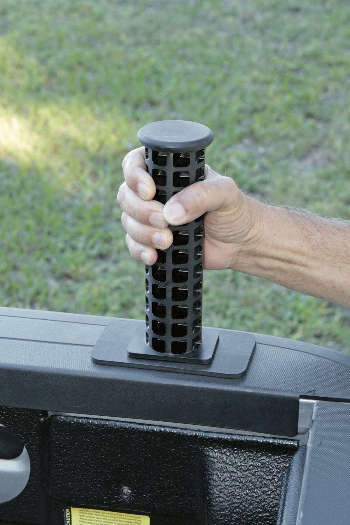 StepNSecure pickup truck bed handle and tie down post Equipment World