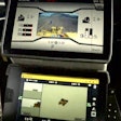 Cat dozer touchscreen stack