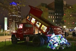 Boston art dump truck