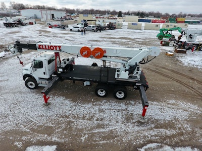 Elliott D86 digger derrick