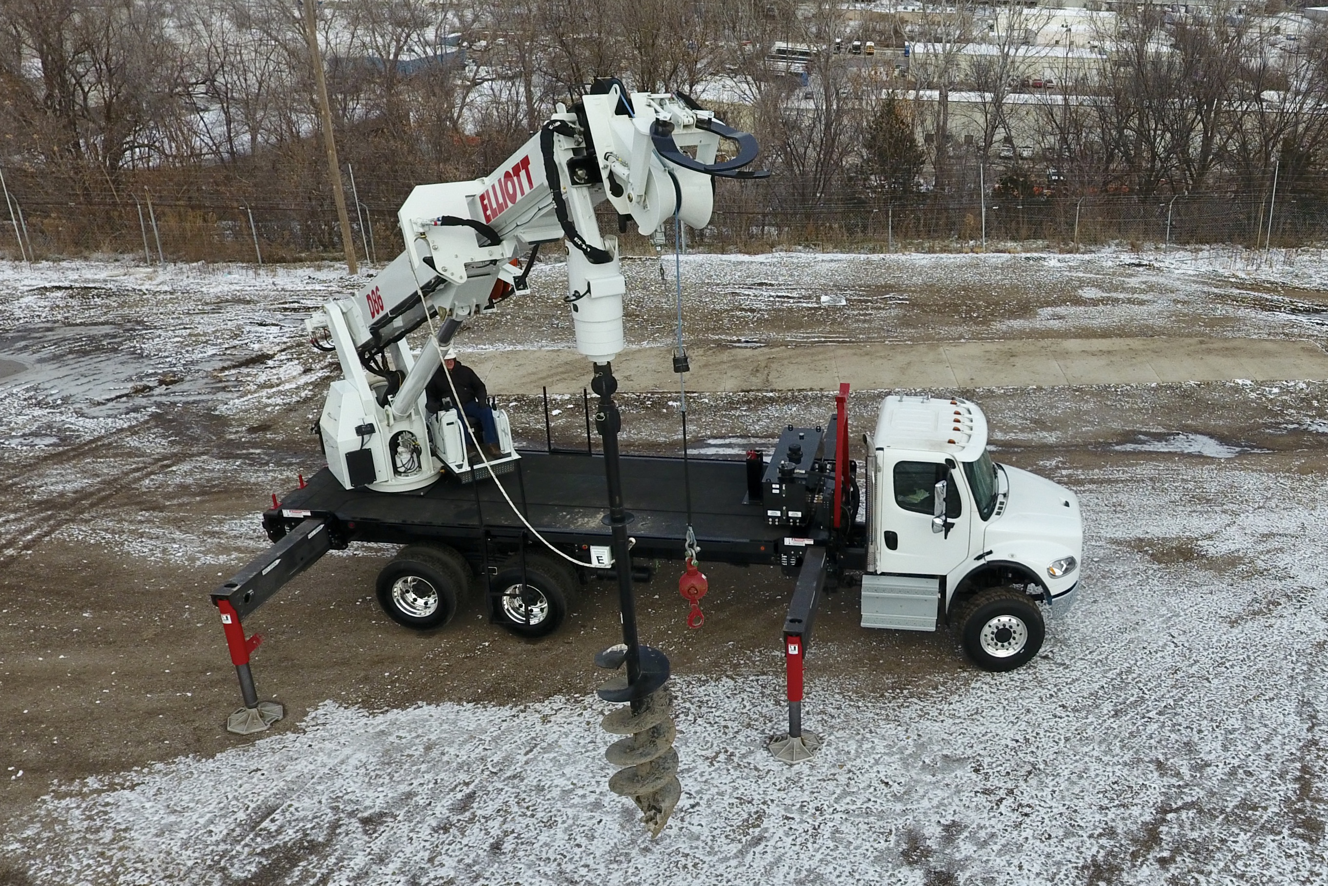 Elliott D86 digger derrick