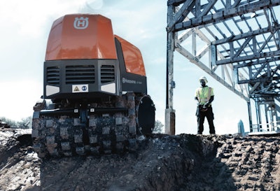 Husqvarna LP 9505 remote control trench compactor