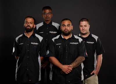 Left to right are “Pac Coast One” team members Herman Boyal, Shawn Reddy, Harshdeep Bains, and Glen George.