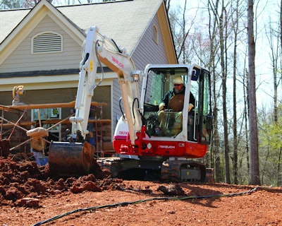 Takeuchi’s TB240 compact excavator