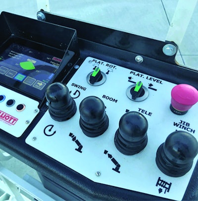 control panel on elliott v60