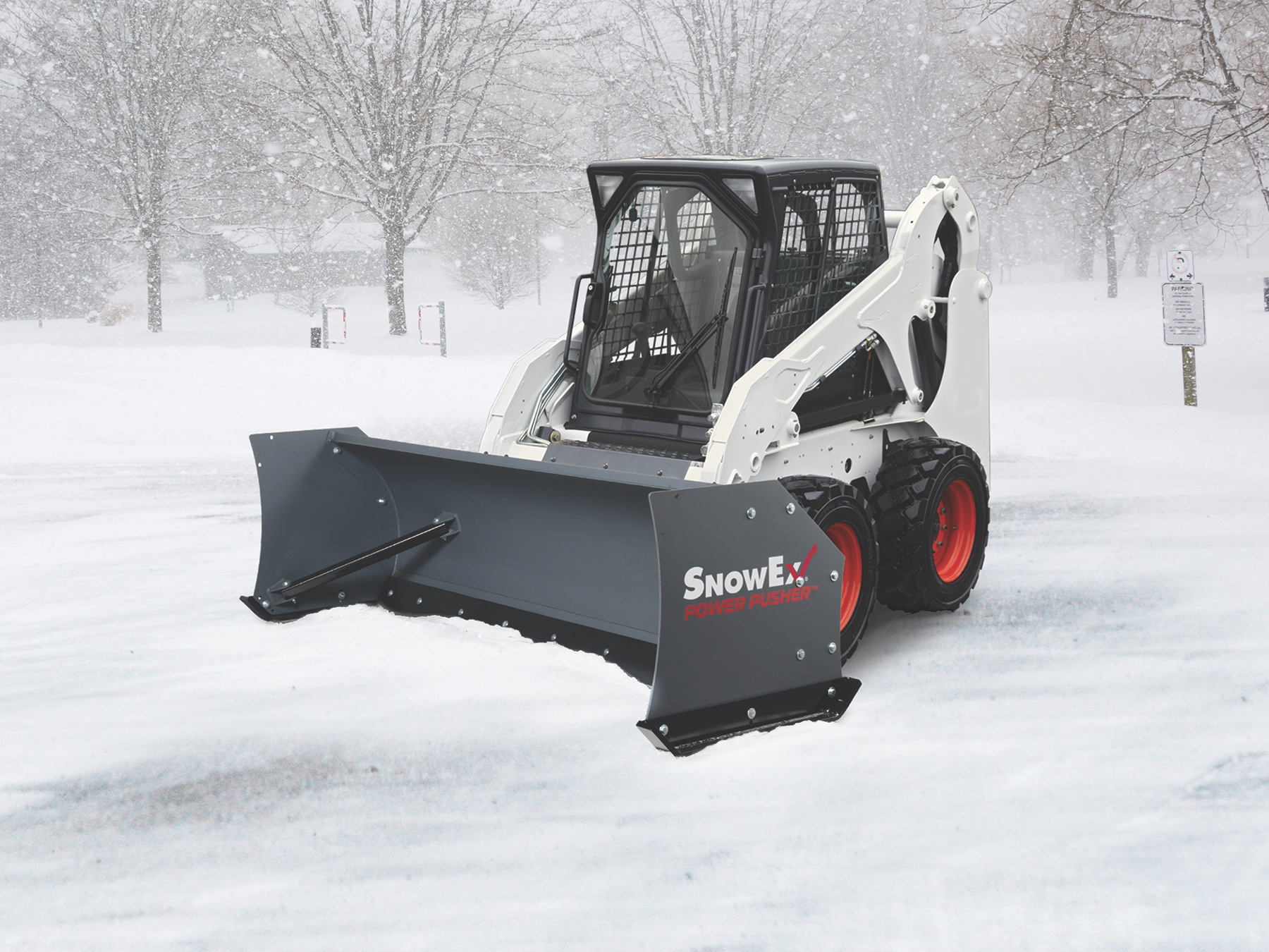 SnowEx Power Pusher snow pushers