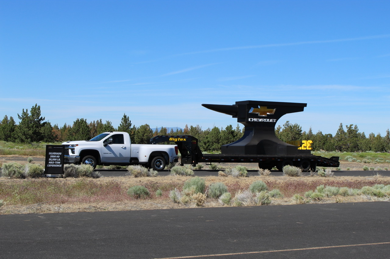 2020 Chevrolet Silverado 3500 towing 35,000 pounds anvil