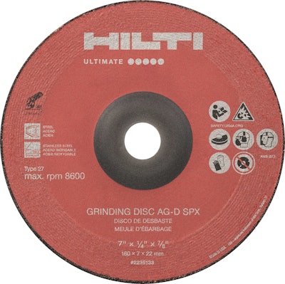 Hilti Ultimate SPX cutting and grinding wheels