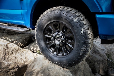 Tremor’s 35-inch-diameter tires.