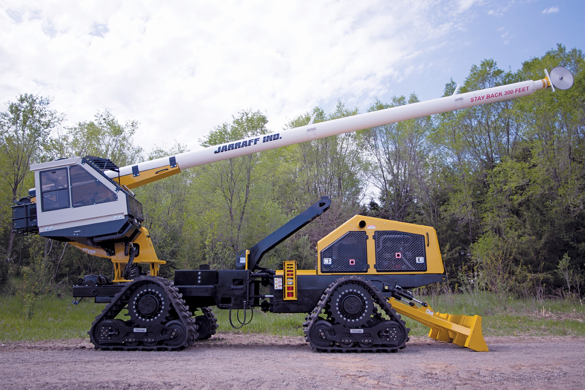 Jaraff trimmer quad track