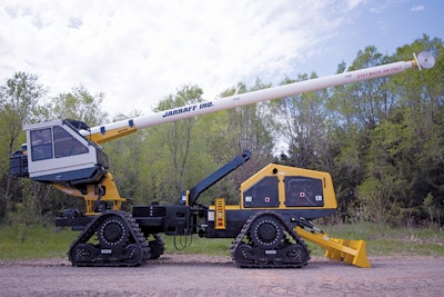 Jarraff quad track model of its All-Terrain Tree Trimmer