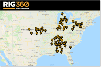 RIG360 initial locations.