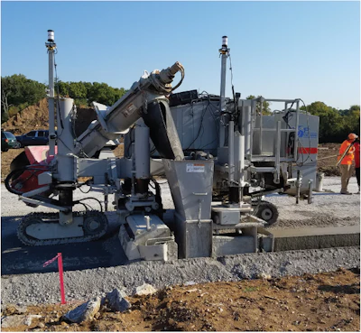 Stringline or stringless? Manufacturers of curb and gutter pavers let ...