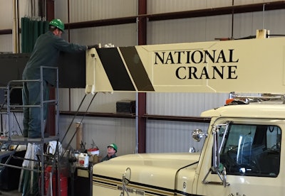 Team members tackle a job in the shop area at Wood’s CRW.