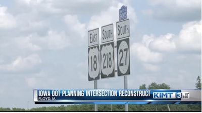 Screen shot from KIMT 3 News video.