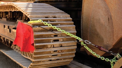 Trailer Excavator Tie Down