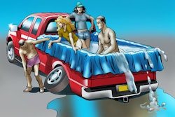 Truck Bed Swimming Pool Graphic