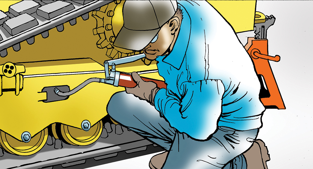 Adjusting Track Tension Graphic