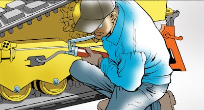 Adjusting Track Tension Graphic