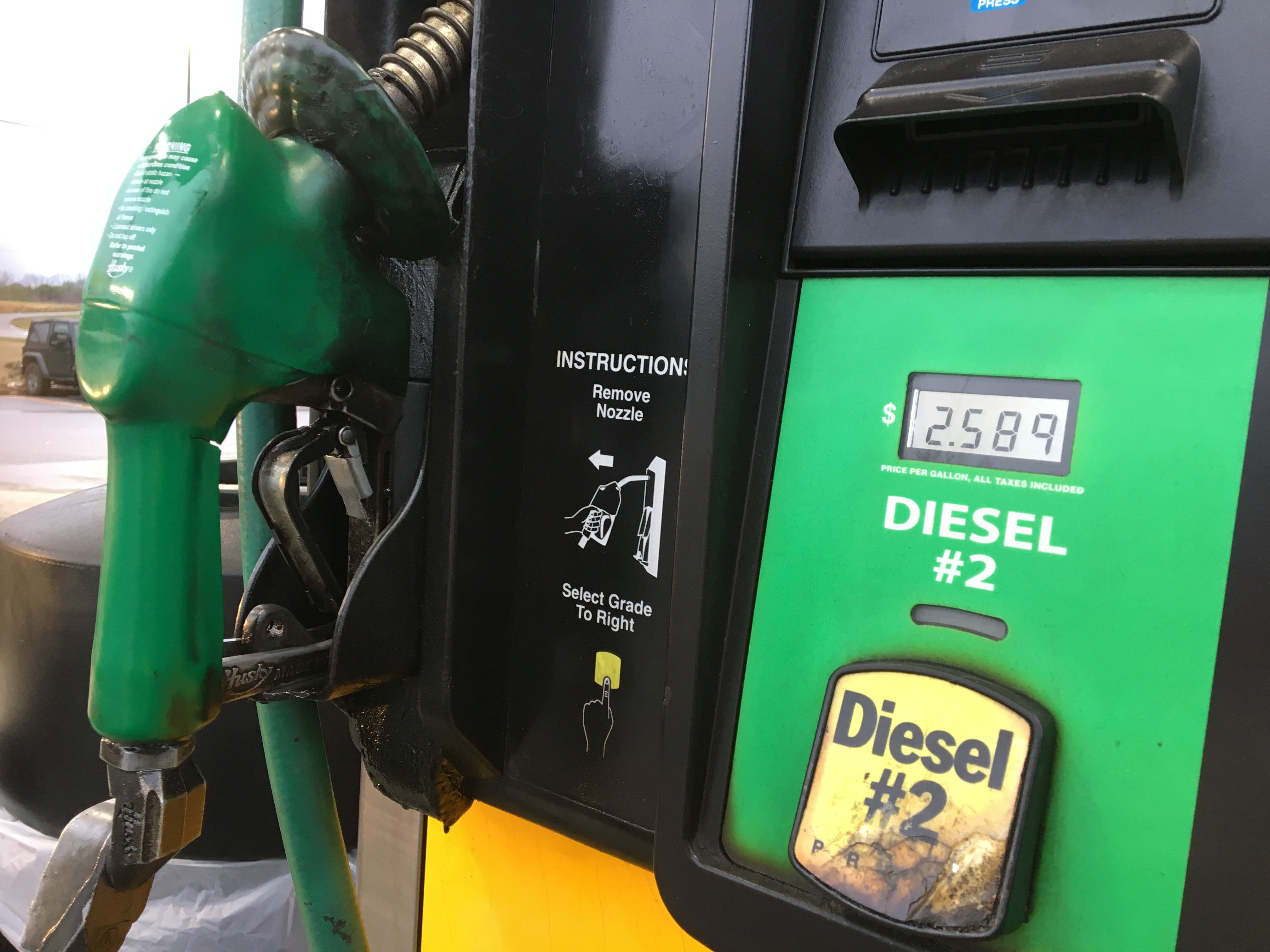 Diesel price diesel pump