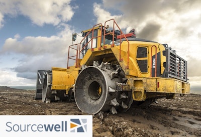 A Volvo LC450H wheel loader