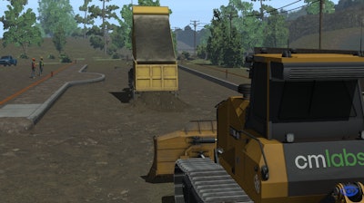 Cm Labs Material Spreading Dozer Update