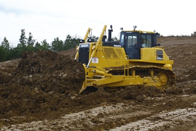 Komatsu D155 Ax 8 Lgp With Angle Blade