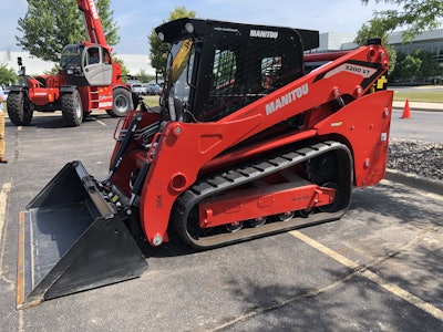The newly branded Manitou 3200 VT compact track loader