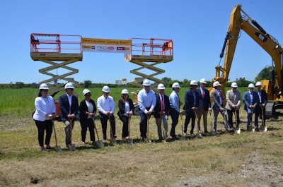Groundbreaking ceremonies.
