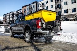 SnowEx HELIXX Poly hopper spreaders