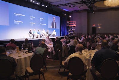 A session during the 2018 United Rentals Total Control & Innovation Conference in Dallas.