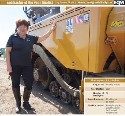 Contractor of the year finalist, Rita Lawrence