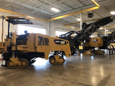 Cat’s new PM313 cold planer. Photo by Don McLoud