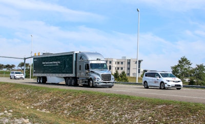 Damiler Torc Robotics autonomous Freightliner