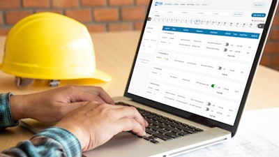 HaulHub has integrated Connex with its app and software system to help manage its customers’ construction supply chain, from material orders to delivery. Above is the Order Dashboard in FOB Materials, HauHub’s app that allows customers to reorder materials. In this image, the material producer is monitoring orders as they come in. He can approve them and then see how those sales track against the plant’s budget.