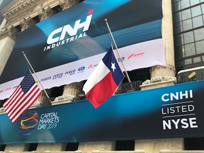 CNH Capital Markets Day at the NYSE on Sept. 3rd.