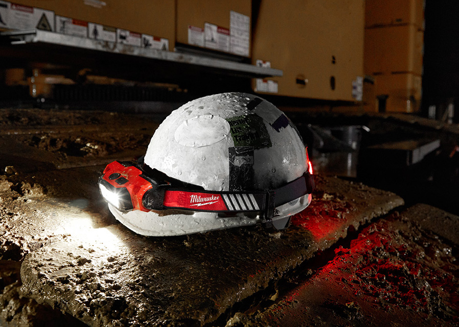 usb rechargeable hard hat headlamp milwaukee