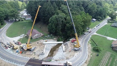 Screen shot from WVDOT video.