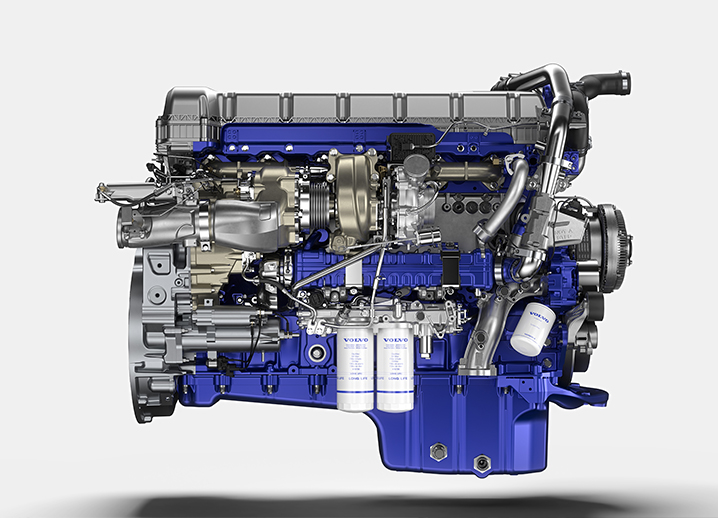 Volvo D13TC side view