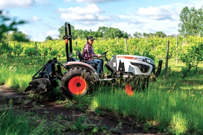 Bobcat’s new CT2035 with tiller.