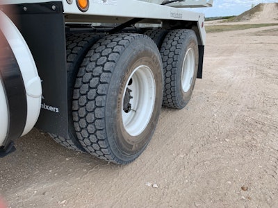 Retread packages match the exact tread pattern and rubber compounding of the original tires.