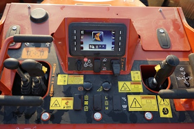 Ditch Witch SK3000 controls.