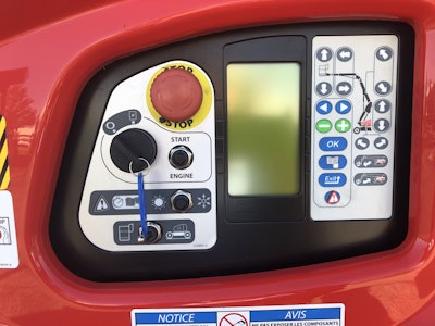 Manitou ground control panel