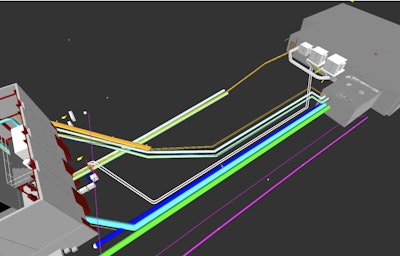 3D model created under Pepper Construction’s UUDP process. Source: Pepper Construction