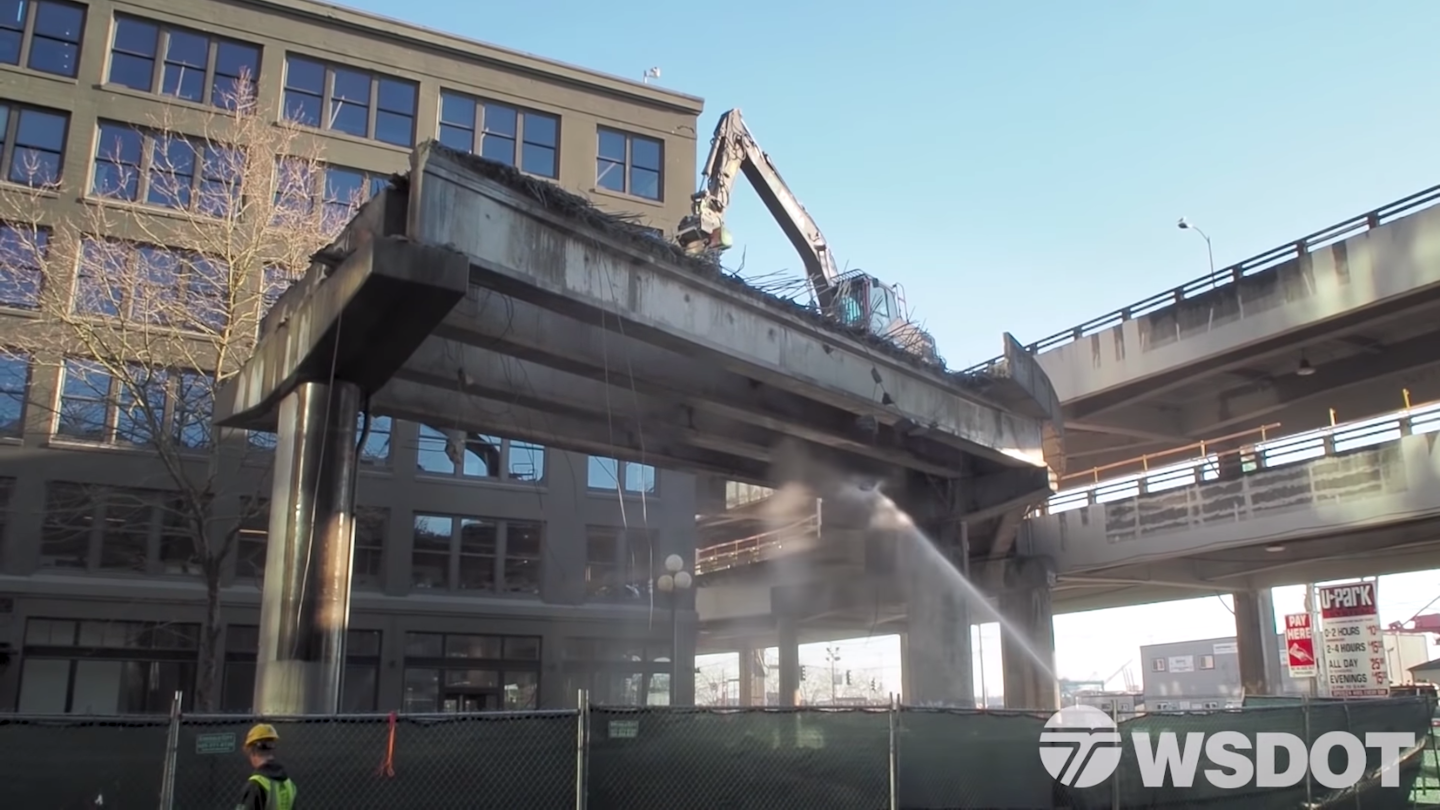 Screen shot from WSDOT video.