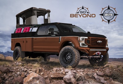 BDS Suspension’s project Go Beyond is outfitted as the ultimate off-road adventure 2020 Ford F-350 Super Duty Crew Cab XLT