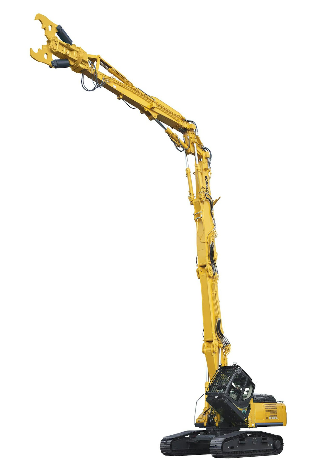 Demolish tall buildings with Kobelco's new SK400DLC