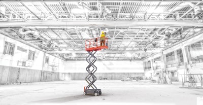 Skyjack‘s ANSI-compliant SJ3219. The company has released a white paper outlining how it plans to comply with the new standards.