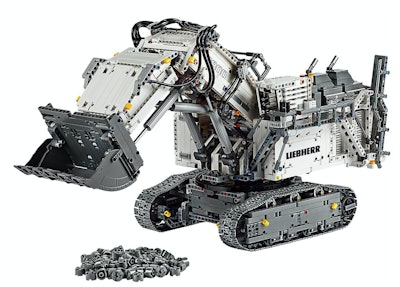 Liebherr R9800 Lego Technic