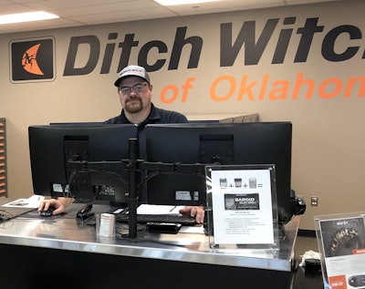 Chad Jones, customer service representative at Ditch Witch of Oklahoma